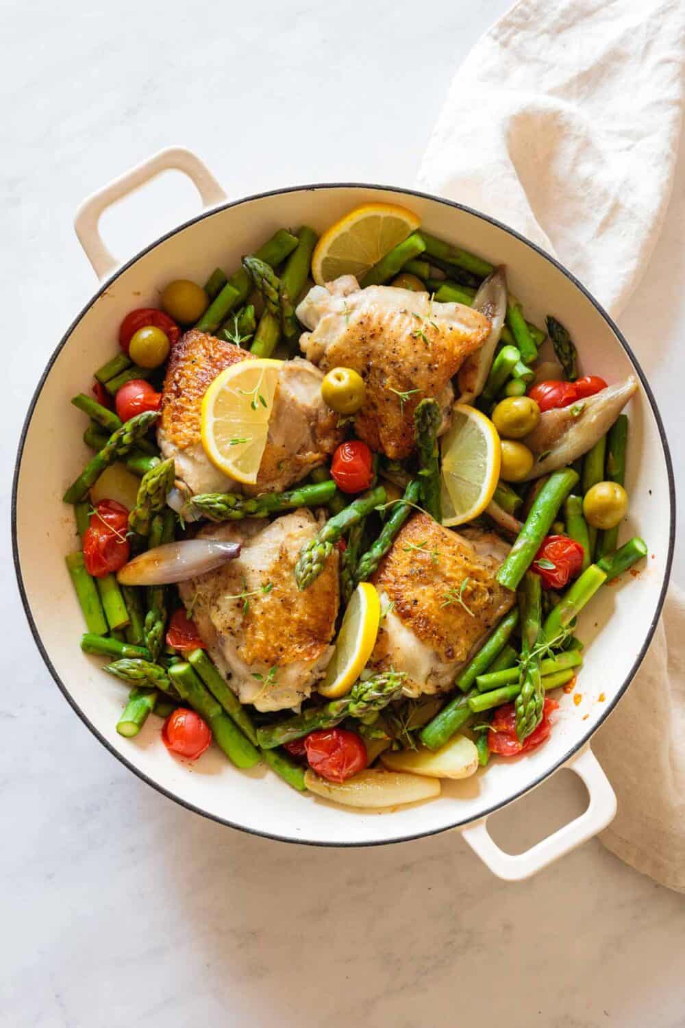 Mediterranean Chicken Dinner - Green Healthy Cooking