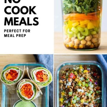 3 No-Cook Meals - Green Healthy Cooking