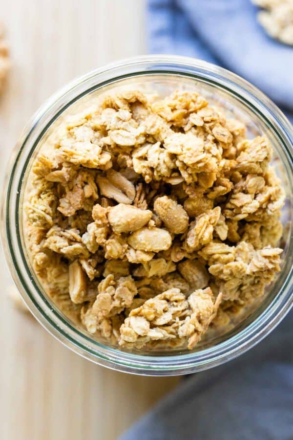 5Ingredient Peanut Butter Granola Green Healthy Cooking