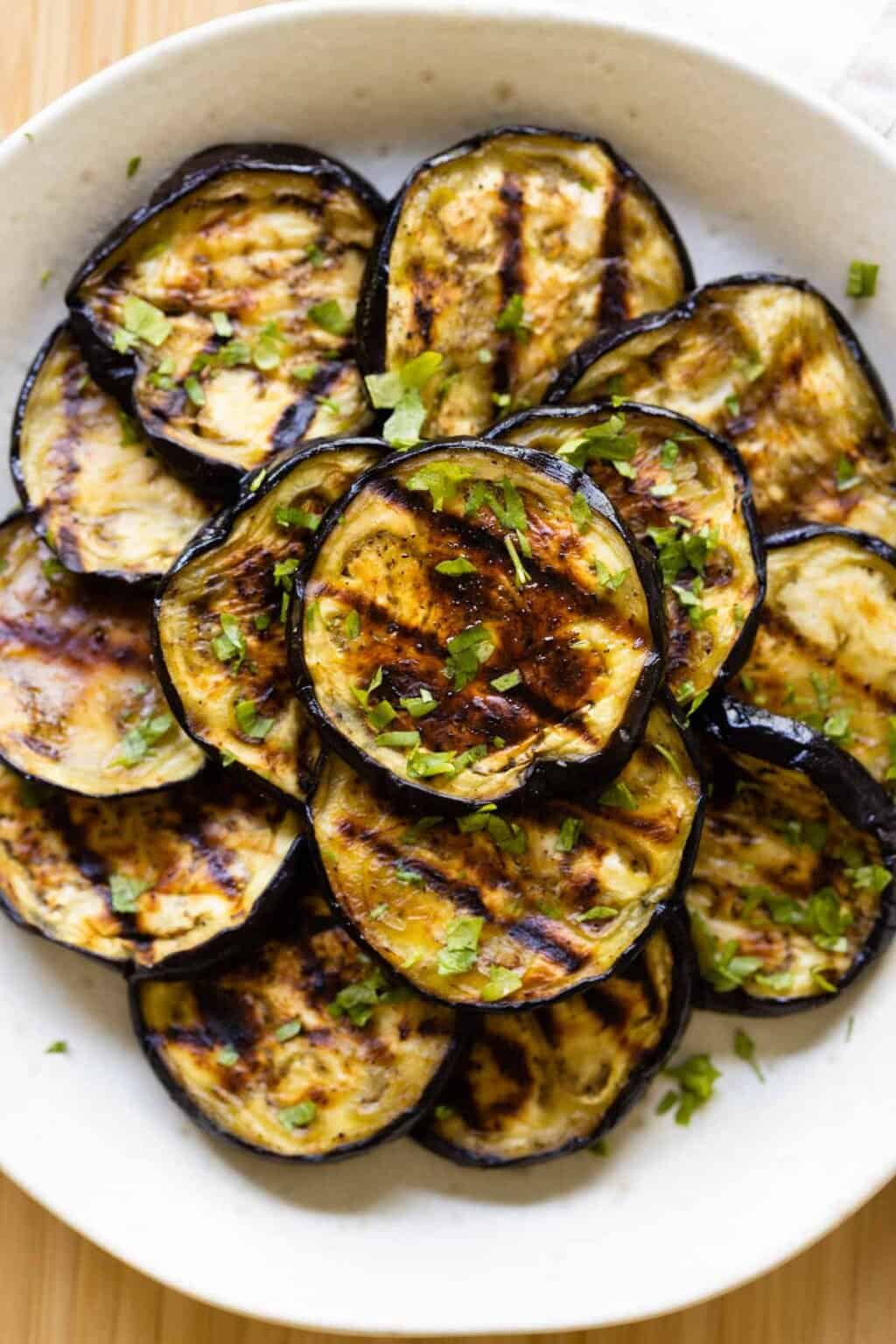 Grilled Eggplant - Green Healthy Cooking