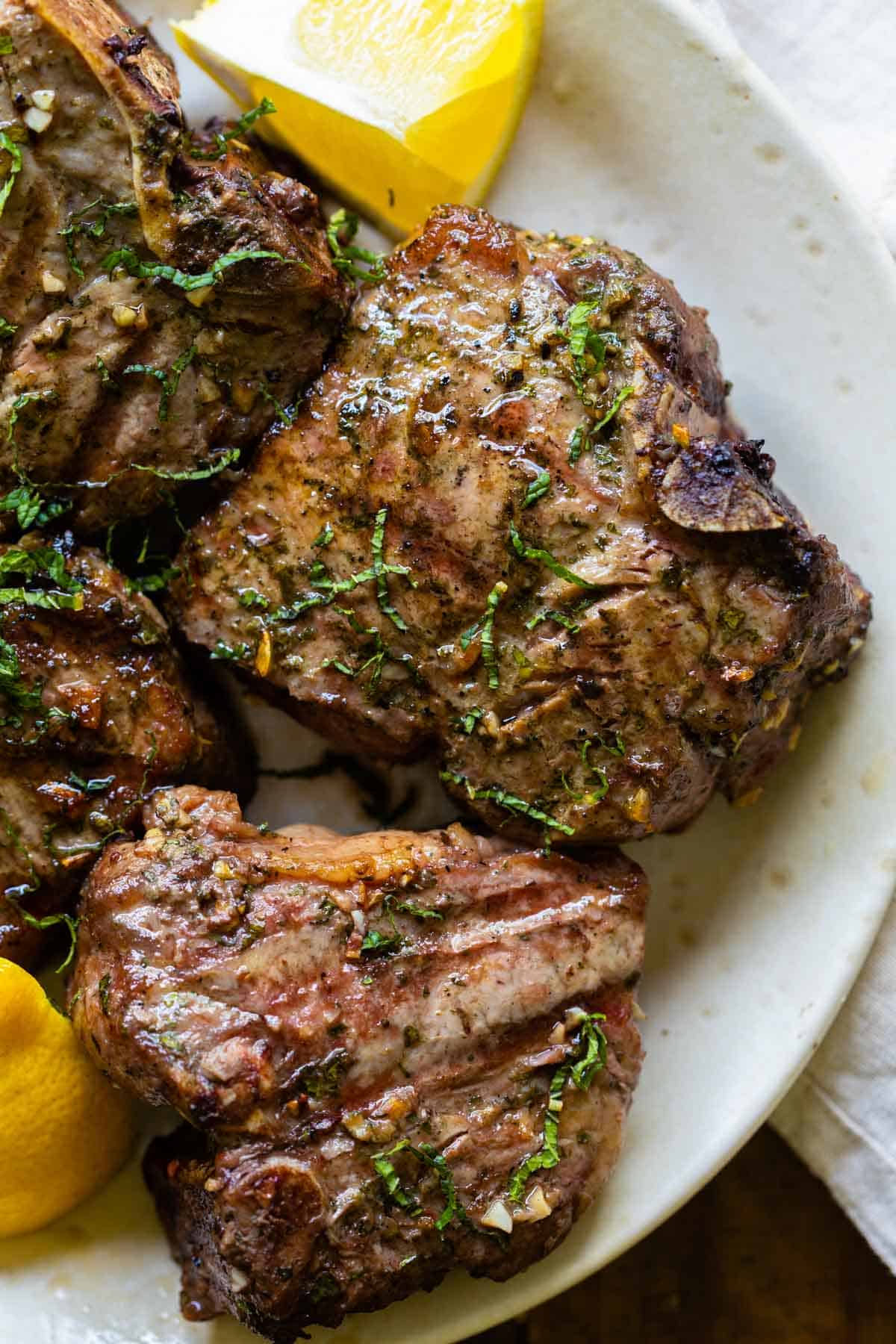 Grilled Lamb Chops - Green Healthy Cooking