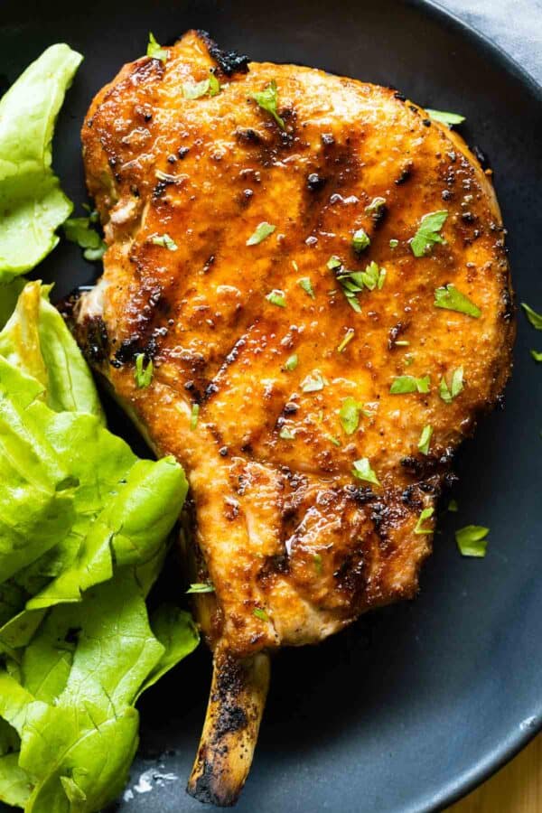 Grilled Pork Chops - Green Healthy Cooking