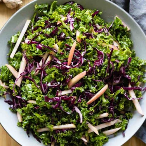 Simple Kale Salad Green Healthy Cooking