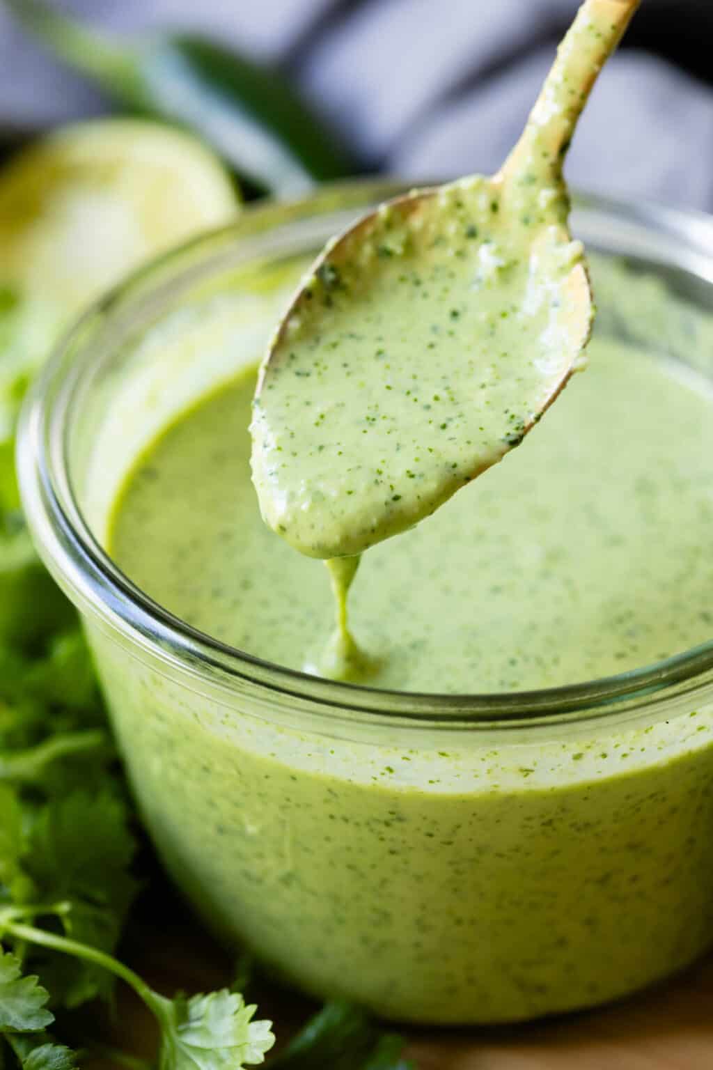 Ají Verde (Peruvian-Style Green Sauce) - Green Healthy Cooking