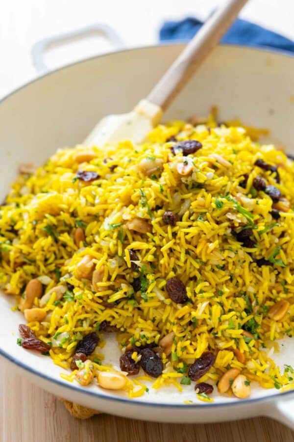 Yellow Rice Two Ways Green Healthy Cooking   Yellow Rice Gourmet 600x900 